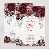Invitation Suite d'invitation de mariage de luxe Épiphanie Pi (Devant / Derrière)