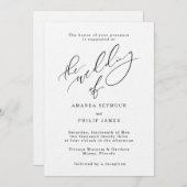 Invitation Suite d'invitation minimale (Devant / Derrière)