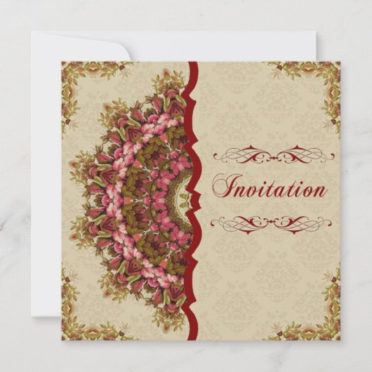 Invitation Suite italienne de jardin de la Renaissance - (Devant)