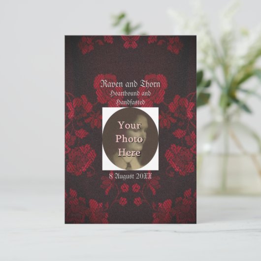 Invitation Suite Mariage/à main éternelle (Debout devant)