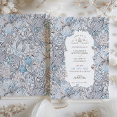 Invitation Suite Mariage Lily Dorée Crème rose Morris