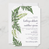 Invitation Suite Mariage Lush Fern (Devant)