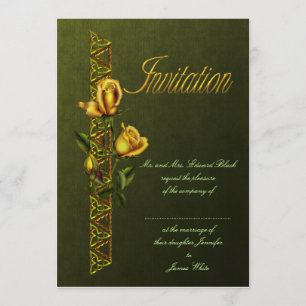 Invitation Suite Mariage Rose d'or