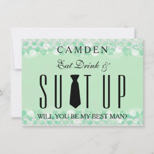 Invitation Suitup Seras-tu mon Bestman