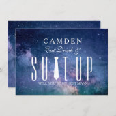 Invitation Suitup Seras-tu mon Bestman (Devant / Derrière)