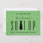 Invitation Suitup Seras-tu mon Bestman (Devant)