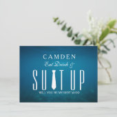 Invitation Suitup Seras-tu mon Bestman (Debout devant)