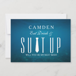 Invitation Suitup Seras-tu mon Bestman