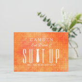 Invitation Suitup Seras-tu mon Bestman (Debout devant)