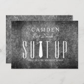 Invitation Suitup Seras-tu mon Bestman (Devant / Derrière)