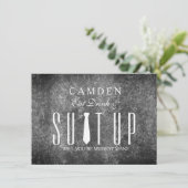 Invitation Suitup Seras-tu mon Bestman (Debout devant)