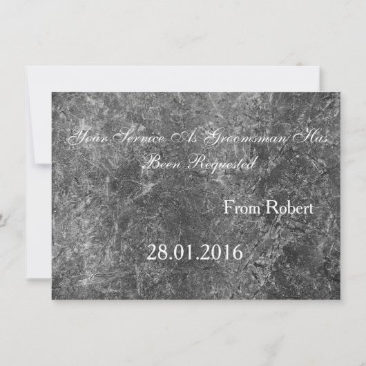 Invitation Suitup Seras-tu mon Bestman (Dos)