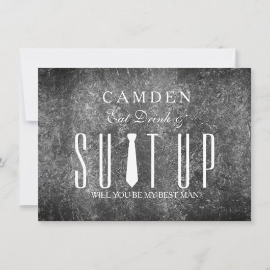 Invitation Suitup Seras-tu mon Bestman (Devant)