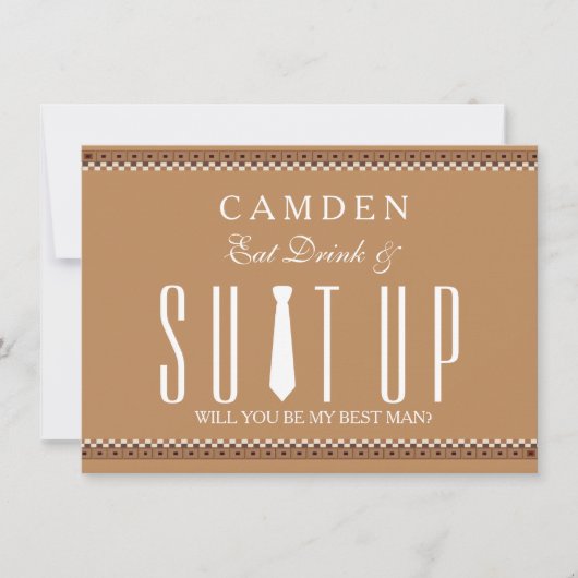 Invitation Suitup Seras-tu mon Bestman (Devant)