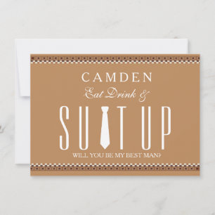 Invitation Suitup Seras-tu mon Bestman