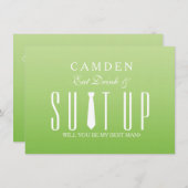 Invitation Suitup Seras-tu mon Bestman (Devant / Derrière)