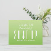 Invitation Suitup Seras-tu mon Bestman (Debout devant)