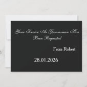 Invitation Suitup Seras-tu mon Bestman (Dos)