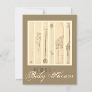 Invitation Suivre Le Leader [girafe]