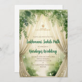 Invitation Sukhmani Sahib Path invite & Akhand Path numérique (Devant / Derrière)