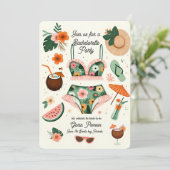 Invitation Summer Beach Bachelorte (Debout devant)