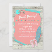 Invitation Summer Beach Fête à thème (Devant)