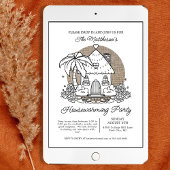 Invitation Summer Beach House Drop À La Fête Du Chauffage