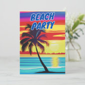 INVITATION SUMMER BEACH PARTY (Debout devant)