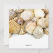 Invitation Summer Beach Seashell Sweet 16 Anniversaire (Dos)
