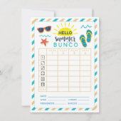 Invitation Summer Bunco Score Card juin juillet (Dos)