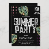 Invitation Summer DJ Event Party Bar Club Flyer (Devant / Derrière)