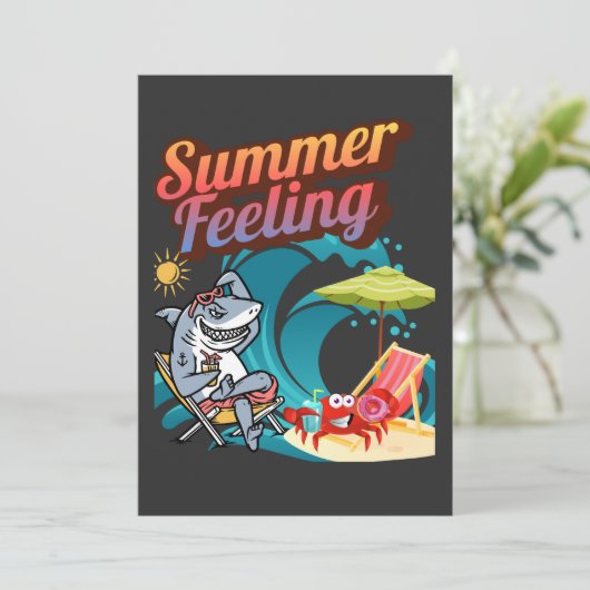 Invitation Summer Feeling (Debout devant)
