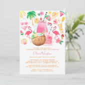 Invitation Summer Fun Beach Amoureux Anniversaire Fête (Debout devant)