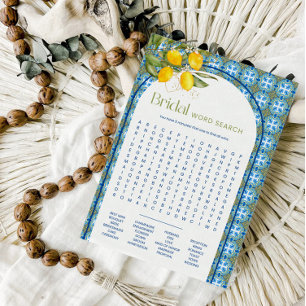 Invitation Summer Lemon Fête des mariées Mot de recherche Car