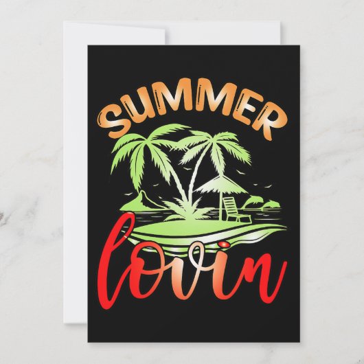 Invitation Summer Lovin Summer Break (Devant)