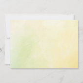 Invitation Summer Meadow et Fleur sauvage Engagement Party (Dos)