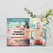 Invitation Summer Music Festival Photo 1ère fête d'anniversai (Debout devant)