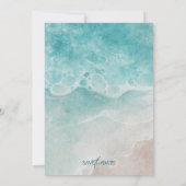 Invitation Summer Ocean Blue Beach Elegance (Dos)