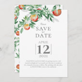 Invitation Summer Orchard Enregistrer la date (Devant / Derrière)