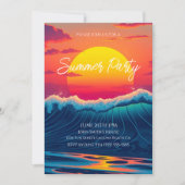Invitation Summer Party-Sunset Beach (Devant)