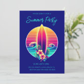 Invitation Summer Party-Sunset Surfboard Paradise - (Debout devant)