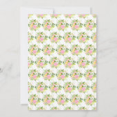 Invitation Summer Pink and Yellow Flowers and Foliage (Dos)