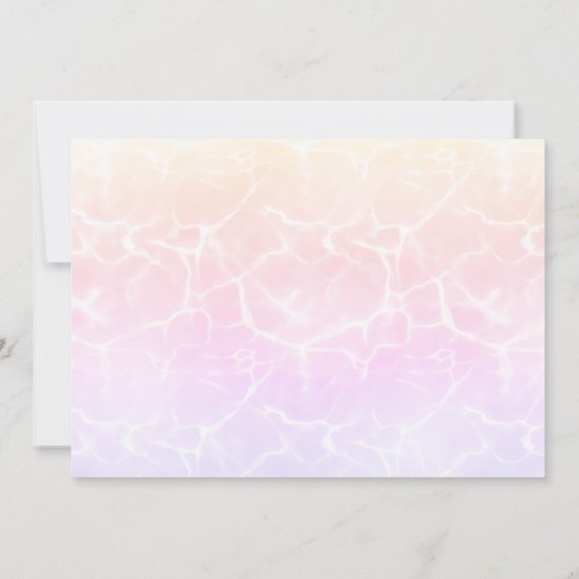 Invitation Summer Pool Party Sweet 16 Lunettes de soleil Anni (Dos)