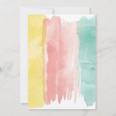 Invitation Summer Pop on Over Popsicle Anniversaire Invitatio (Dos)