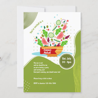 Invitation Summer Potluck
