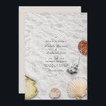 Invitation Summer QR Code RSVP Beach Wedding<br><div class="desc">Invitation de mariage de plage personnalisable à vos spécificités. Le code QR au verso dirige vers votre site mariage où les gens peuvent en savoir plus et rsvp.</div>