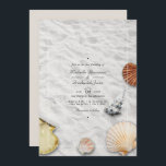 Invitation Summer QR Code RSVP Beach Wedding<br><div class="desc">Invitation de mariage de plage personnalisable à vos spécificités. Le code QR au verso dirige vers votre site mariage où les gens peuvent en savoir plus et rsvp.</div>