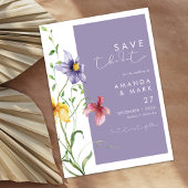 Invitation Summer Romantic Floral Meadow Stylish Wedding