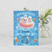 Invitation Summer Ween Piscine d'Halloween Fêtes d'anniversai (Debout devant)
