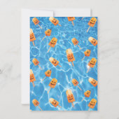 Invitation Summer Ween Piscine d'Halloween Fêtes d'anniversai (Dos)